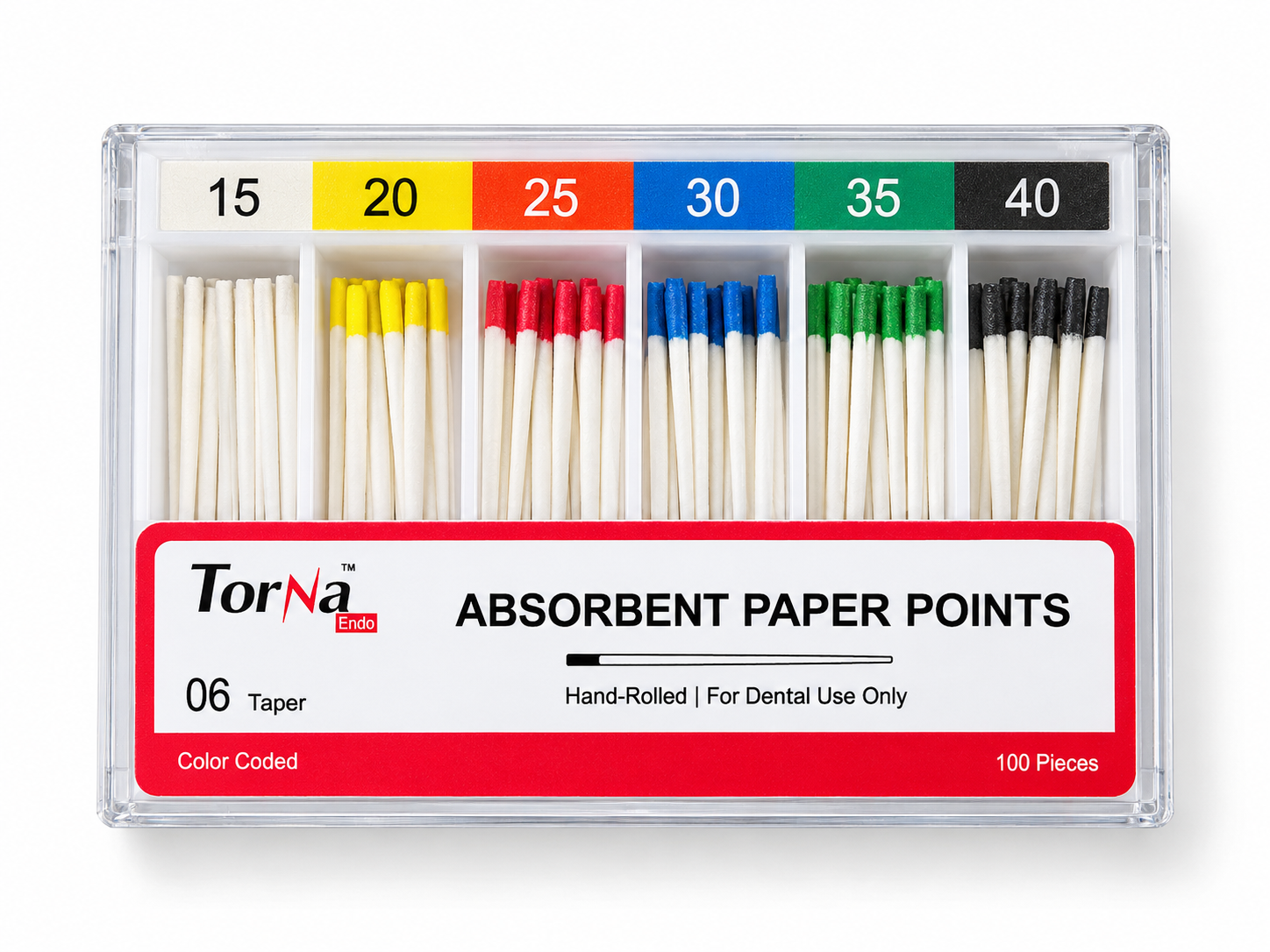Paper Point (papírové čepy sterilní) Různé velikosti
